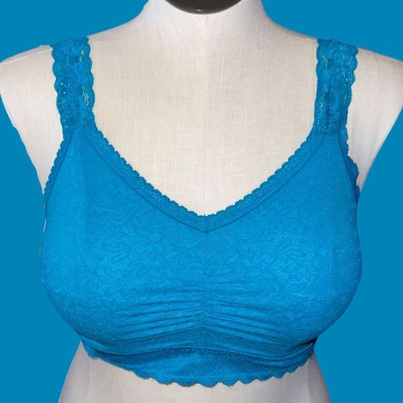 SALE ‼️ NWT Torrid Bralite - 4-Way Stretch Lace Teal Blue Size 0 - Picture 1 of 5